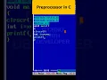 Preprocessor in C Part 157 C Programming
