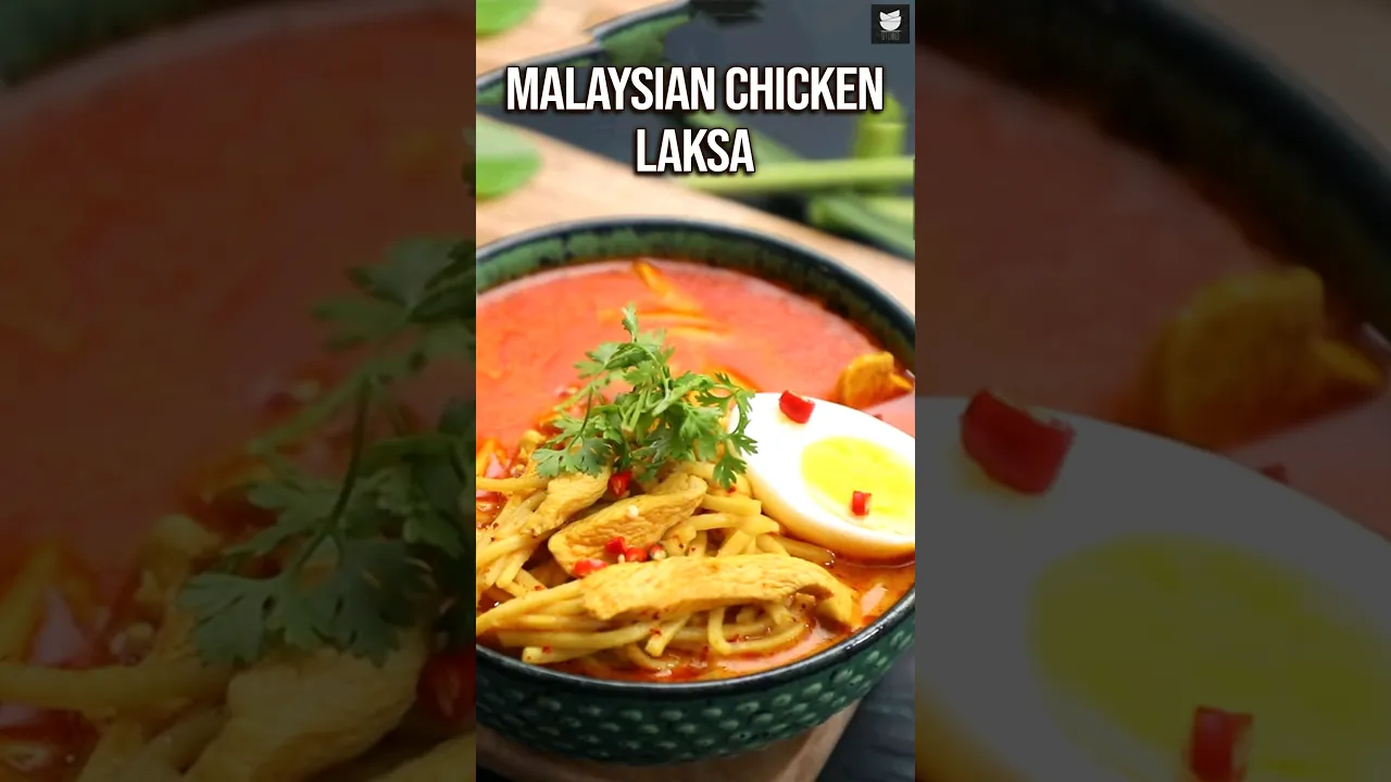 Malaysian Chicken Laksa: A Comforting Bowl Of Noodles & Curry