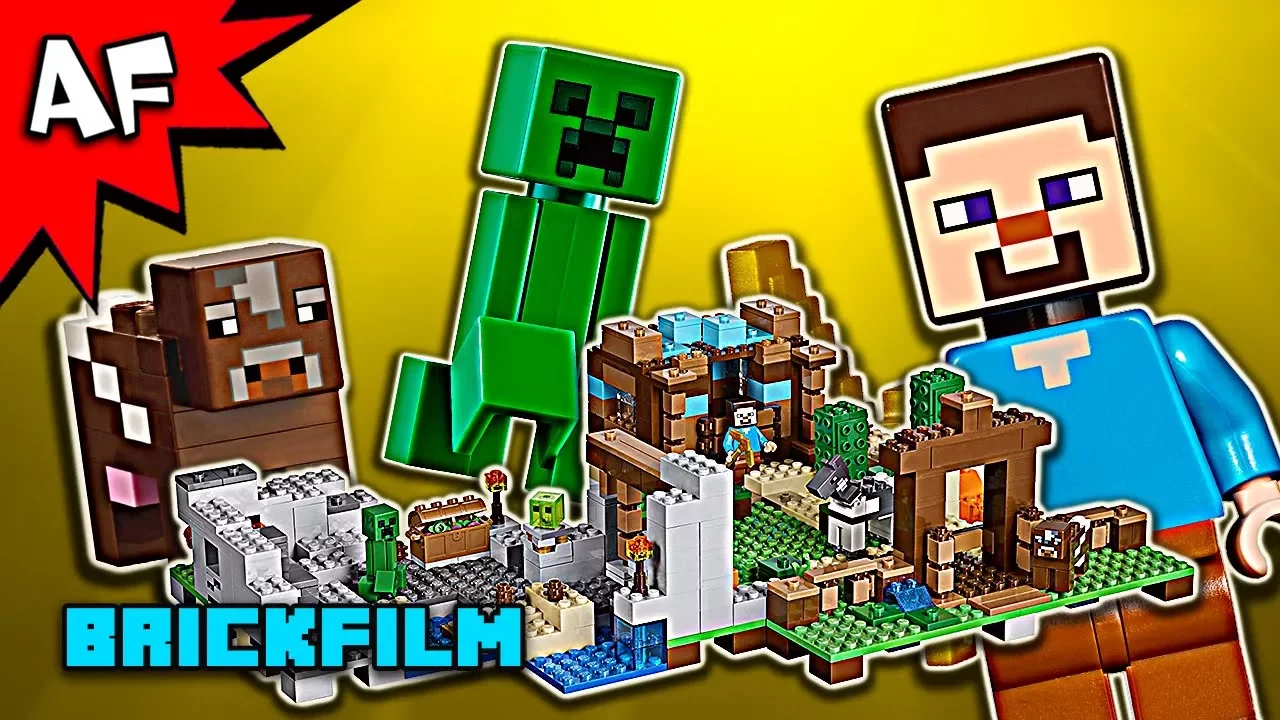 A short little Lego Minecraft Animation with Assembling! :) Music by Kevin MacLeod :). 