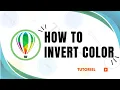 How to invert color in corel draw