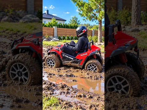 Polaris Got Stuck in the Mud! Stag Is Trapped! 🚙🪵