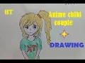 how to draw anime chibi couple Narrated Step by Step