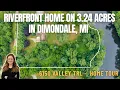 Riverfront Home on 3 24 Acres in Dimondale MI 6150 Valley Trl Home Tour
