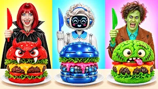 Roboter-Oma vs Vampir vs Zombie: Koch-Challenge | Küchen-Hacks und Tricks von Multi DO Challenge