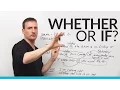 Download Lagu Grammar: How to use IF \u0026 WHETHER properly