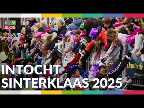 Video Verslag van de sinterklaasintocht in Steenwijk op 15 november 2025, gepubliceerd door RTV SLOS.
