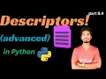python descriptors advanced python setter getter delete method part 9 3