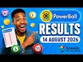 Powerball Results 14 August 2026