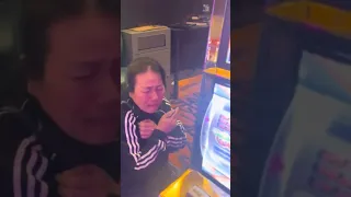 When the JACKPOT HITS on the Slot machine you just left