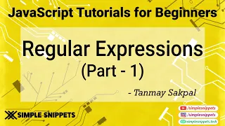 29 - Regular Expressions in JavaScript Part