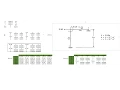 Stiffness method Frame Excel example 1