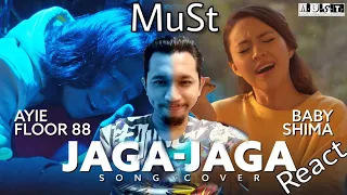 Download Ayie Floor 88 \u0026 Baby Shima - Jaga-Jaga (Cover) MuSt React MP3