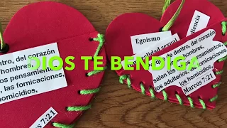 manualidades para la escuela dominical el coraz n
