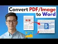 How to Convert PDF and Image to Word on Windows with OCR 2026 Guide