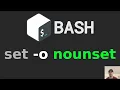 Prevent Unset Variables in Your Shell Bash Scripts with set - o nounset