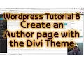 Download Lagu Wordpress Tutorial 8: Create an Author Page with the Divi Theme