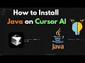 How to Install Java on Cursor AI Code Editor Step by Step