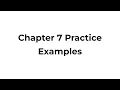 Chapter 7 Practice Examples Microcontroller and Embedded Systems