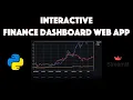 Streamlit Interactive Finance Dashboard - Stock Performance Comparison