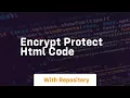 Encrypt protect html code