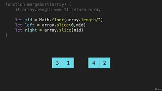 5 Merge Sort Code Algorithm Merge Sort JavaScript