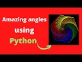 Python Turtle - Create a amazing angles Python Project Python for Beginners Python Turtle