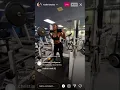Realbriamyles on Instagram live working out part 2