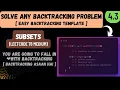 4 3 Subsets Leetcode 78 Backtracking using one template series C codingsamurais