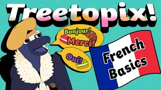 French Greetings Basic French Vocabulary for Kids Treetopix Quick Learns Twinkl Kids Tv