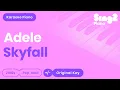 Download Lagu Adele - Skyfall (Karaoke Piano)