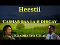 Download Lagu Heestii Cashar Lyrics Axmed Ali Cigal Iyo Khadra Daahir