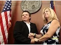 First Lesbian wedding at the Wake County Courthouse