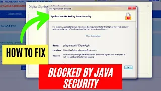How To Fix Application Blocked By Java Security Error Problem Windows 10 or 7 - Easy Step