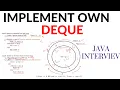 DEQUE Implementation using circular array Data structures JAVA