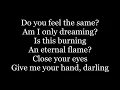 The Bangles - Eternal Flame ( lyrics )