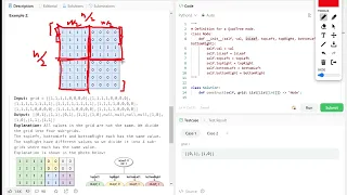 LeetCode problem - Construct Quad Tree