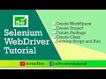 Selenium WebDriver how to create Project Package and Class
