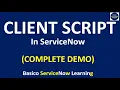 ServiceNow Client Script Training with Examples Client Script Types in ServiceNow