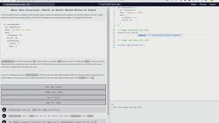 Basic Data Structures Modify an Object Nested Within an Object