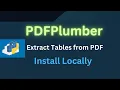 Extract Tabular Data from PDF Using pdfplumber