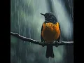 Birds Singing on Rainy Branches - Easy Relaxing Acoustics, Splish Splash & Lively Nature Sounds
