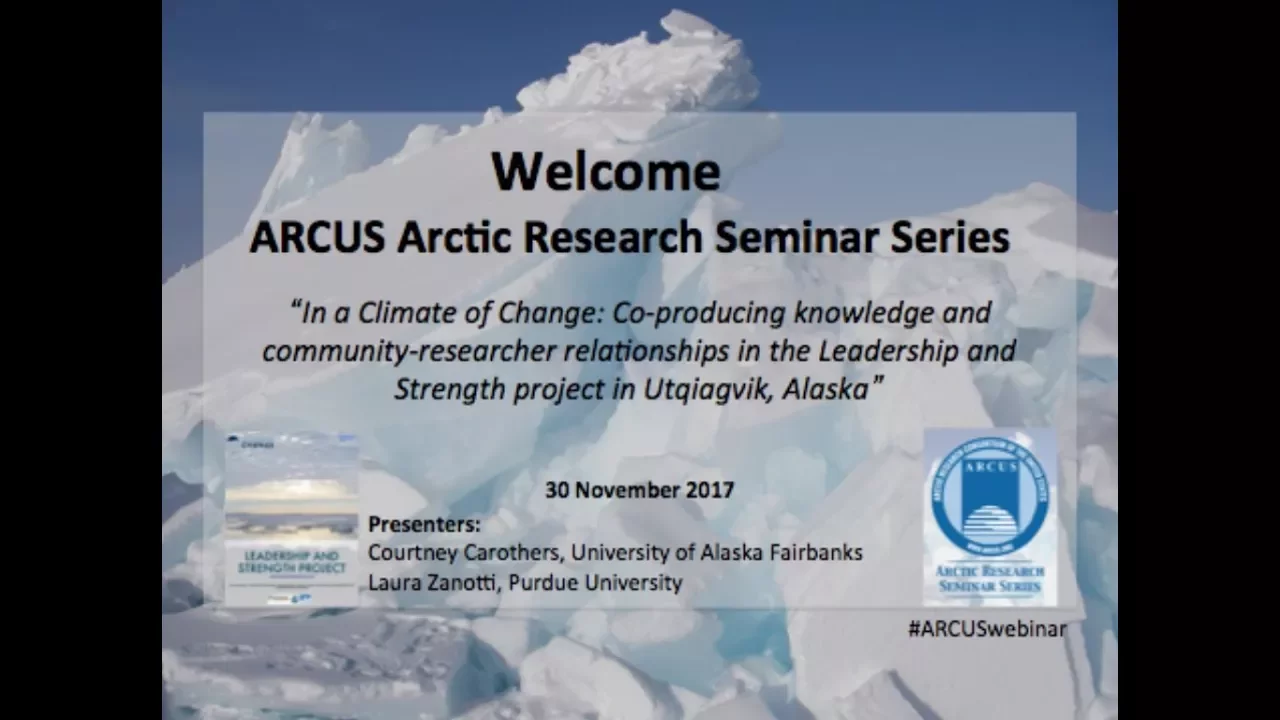 Courtney Carothers & Laura Zanotti, Community-Researcher Relationships - 30 November 2017
