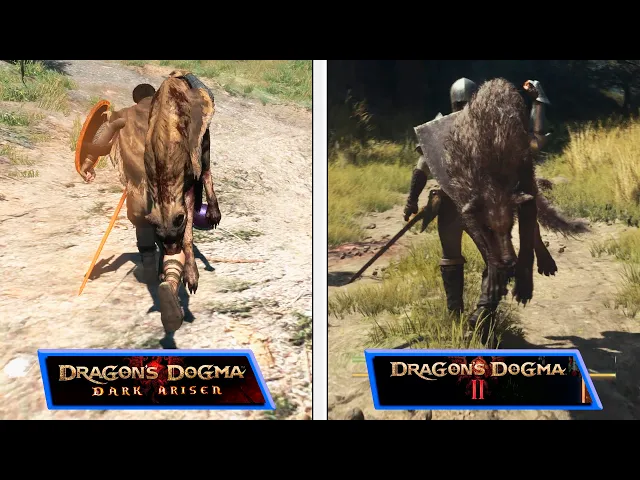 Dragon's Dogma 1 vs Dragon's Dogma 2 | Graphics, Animations &amp; Details | Final Comparison