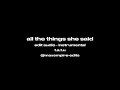 T.a.t.u - All the things she said | edit audio (instrumental part)