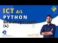 Python Programming UNIT 9 - Bitwise Operators