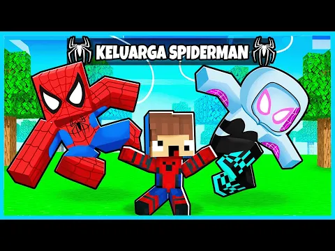 Video Thumbnail: MIPAN & ZUZUZU JADI KELUARGA SPIDERMAN DAN PUNYA KEKUATAN LABA LABA DI MINECRAFT!