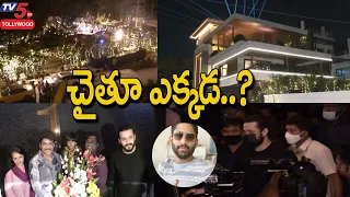 nagarjuna u0026 family at no1sridhar rao abisri house warming ceremony in jubilee hills tv5 tollywood