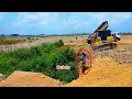 Download Lagu FULL Day Update Complete Land By Skills Dozer SHANTUI Pushing Soil Delete Forest with dump truck