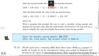 Introduction To Java Programming Exercise 2 13a