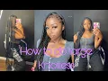How to do large Knotless Braids on yourself Knee length parting hair products edges